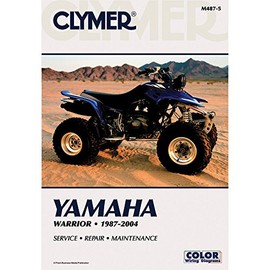 1987-2004 YAMAHA YFM350X WARRIOR SERVICE MANUAL YAMAHA, Manufacturer: CLYMER, Manufacturer Part Number: M487-5-AD, Stock Photo - Actual parts may vary.