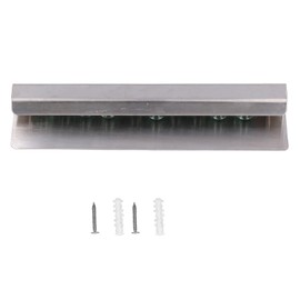 20CM Ticket Rack Wall Mounted Slide Check Rack Stainless Steel Order Holder Rack for Kitchen