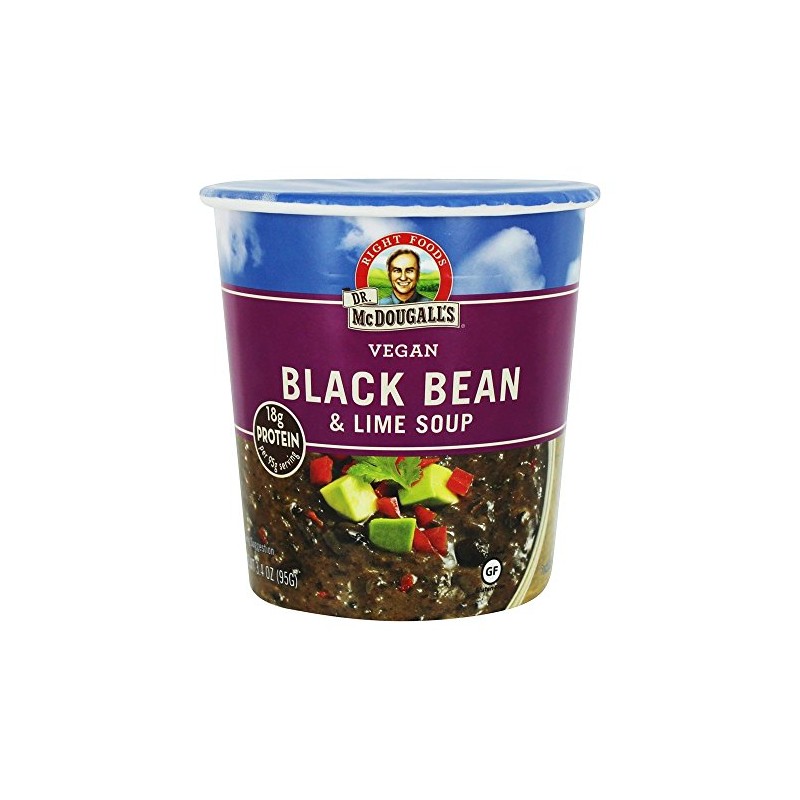 Dr McDougalls Right Foods Black Bean and Lime Big Cup