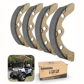 10L0L Golf Carts 101146302 Brake Shoes for Club Car DS and Carryall Manual Adjust Golf cart 4PCS