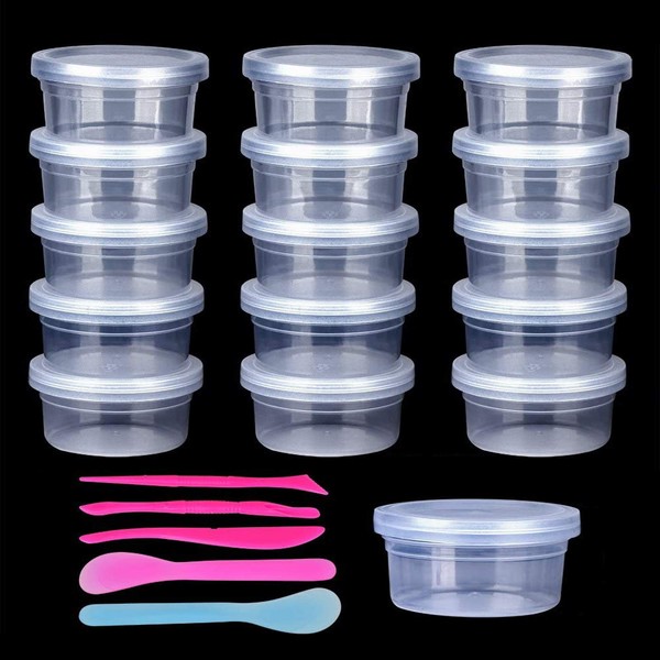 Slime Storage Containers for Slime, Foam Ball Beads and Fishbowl