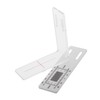Mipcase Plastic Crack Gauge for Corners Corner Crack Monitoring Ruler