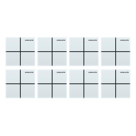 8 Pack ADAS Calibration Floor Markers Reusable Rubber Floor Marking Squares Work for Vehicle ADAS Calibration (White)