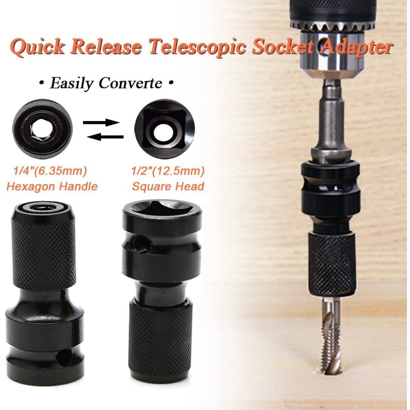 Bestgle Pivot Drill Bit Holder Tip(1/4 Inch Hex Shank, 20°