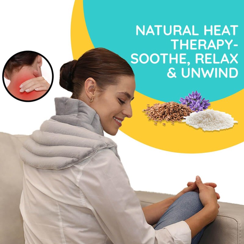 Heating Pad Solutions Microwavable Heating Pads - Neck & Shoulder