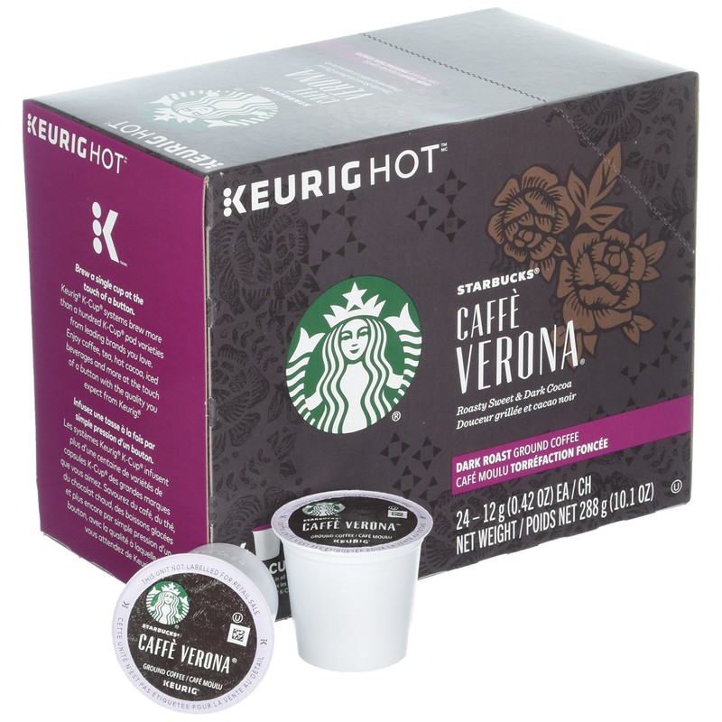 Starbucks Coffee K-Cup Pods, Caffe Verona, 32 CT
