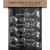 Dress My Cupcake Chocolate Candy Mold, Small Heart Lollipop, Valentine's