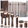 MAANGE Makeup Brushes 20Pcs with Gift Box, Aluminum Make up