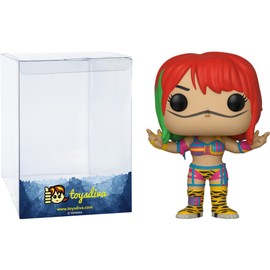 Asuka (2018 Summer Con Exc): P o p ! Vinyl Figurine Bundle with 1 Compatible 'ToysDiva' Graphic Protector (056-30989 - B)