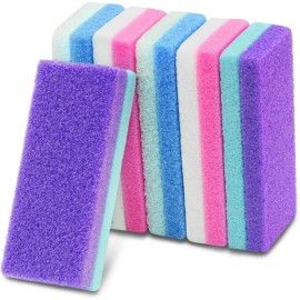 LeiFire 6Pcs Professional Pedicure Foot Pumice Stone for Feet Skin Callus
