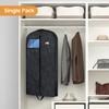 MISSLO 43" Heavy Duty Hanging Garment Bags for Travel Suit