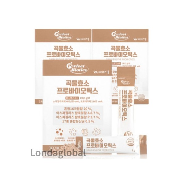 Perfectbiotics Grain Enzyme Probiotics 90 packets / 퍼펙트바이오틱스 곡물 효소