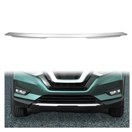 KUAFU Front Lower Grille Molding Trim Compatible with 2017-2020 Nissan Rogue 620726FL0A NI1044112 Bumper Radiator Hood Grill Cover Molding Moulding Trim Chrome Silvery