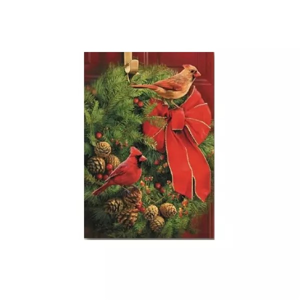 Leanin’ Tree Good Cheer Boxed Cardinal Christmas Cards Pack of