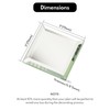Lovdeco Peel and Stick 3 Inch Beveled Mirror Glass Tile
