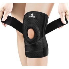 NEENCA Rodillera Rotuliana ajustable y Ligamentaria, con estabilizadores laterales y almohadillas de gel para la rótula-rodillera deportiva, Rodilleras Deportiva Para Correr, Basketball, Voleibol