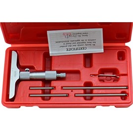 Shars 0-4" x 0.001" Depth Micrometer, 4" Base 303-2501 P}