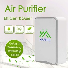 HAPHID Ionizer Air Purifier/Plug In Air Purifier Ion Generator with Highest Output - Up to 32 Million Anions/Sec,Portable Filterless&Ion Air Purifier for Purify: Odors,Pets Smell Etc (5-Pack)