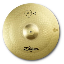 Zildjian Planet Z Ride Cymbal Bundle with Drumsticks and Austin Bazaar Polishing Cloth