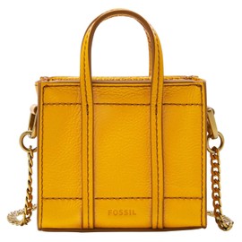 Fossil Carmen Micro Tote Bag Golden Yellow, goldgelb