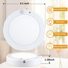 LIT-PaTH Battery Operated Motion Sensor Ceiling Light, 6.1inch 5000K Wireless