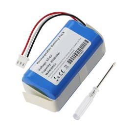 Battery Compatible with Bobsweep Bob PetHair Slam, Bob PetHair Plus,Bob PetHair Vision Plus WVP58021, bObsweep bObi Pet 2.0 Mop NWP20800, iHome AutoVac Eclipse G iHRV2 iHRV2-BLK, Liectroux C30B Robot