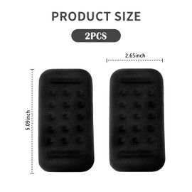 KIFIDAN 2PCS Arm Rest Elbow Pads for Car,Cosy Car Armrest Cushion Relieves Elbow Fatigue,Universal Automotive Center Console Armrest with Memory Foam for Arm Support Fits Most Vehicles