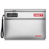 Noiposi 6400℉ Fireproof Document Bag with Lock,Dual-Zip Compartments Fireproof Money