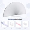Grandekor No Drill Arch Window Shades Blackout 48" X 24"