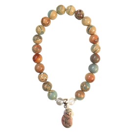 Scorpio Zodiac Bracelet Womens with Moon Sign and Water Element Charms for Inner Peace