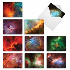 The Best Card Company - Box of 10 All Occasion Cards Blank (4 x 5.12 Inch) - Scenic Landscape Cards Assorted - Galacticards M3977