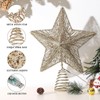 Lewondr Christmas Star Tree Topper, USB Powered Remote Controlled 6H
