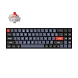 Keychron K14 Pro Wireless Custom Mechanical Keyboard, 70% TKL QMK/VIA Programmable Bluetooth/Wired White Backlight, Hot-swappable K Pro Red Switch-for Mac Windows Linux