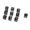 Yourandoll Pack of 10 Polyhedral Dice D6 (1-6) Dice Acrylic