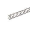 sourcingmap 0.8mmx7mmx305mm 304 Stainless Steel Compression Springs Silver Tone 2pcs