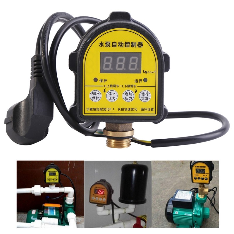 Household Automatic Digital Water Pump Pressure Controller Intelligent ON OFF