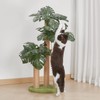 LEMONDA 31.5Inch Cat Scratching Post,Cat Scratcher Tree with 3 Scratching