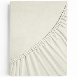 Terra Beds Premium Fitted Sheet, Flat Sheet 90 x 200 cm, 100 x 200 cm, 160 g/m², 100% High-Quality Oeko-Tex Cotton Jersey Bed Sheet, Available in 10 Colours