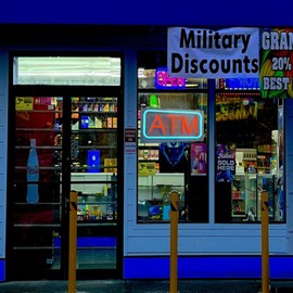 ATM Neon Sign, Mini Size, 12"×6", 12V-Powered Business Signboards for Convenience Store, Gas Station, Liquor Shop, Mini Market, Clear Acrylic Backboard, Wall Window Decoration for Storefront (Red)