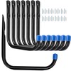 Locawaya 8 Pack 6.7" Garage Hooks, Heavy Duty Ladder Hooks,