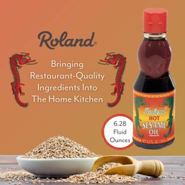 Roland Oil Pure Sesame Hot, 6.2 oz