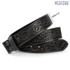 Western Belt Strap for Men without Buckle 1.5" Wide Floral