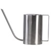 Esschert Design Modern Style Cylinder Watering Can, Stainless Steel