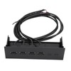 USB Front Panel Hub 5.25in 4 Ports High Speed Stable