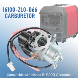 RUIANOMG Carburetor Replacement For Honda EU3000i Generator, Include Air Filter Fuel Filter, Replace 16100-ZL0-D66 16100-ZL0-D65