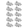 Solar Panel Ground Clamp, 10Pcs Solar Mounting System Earthing Clip