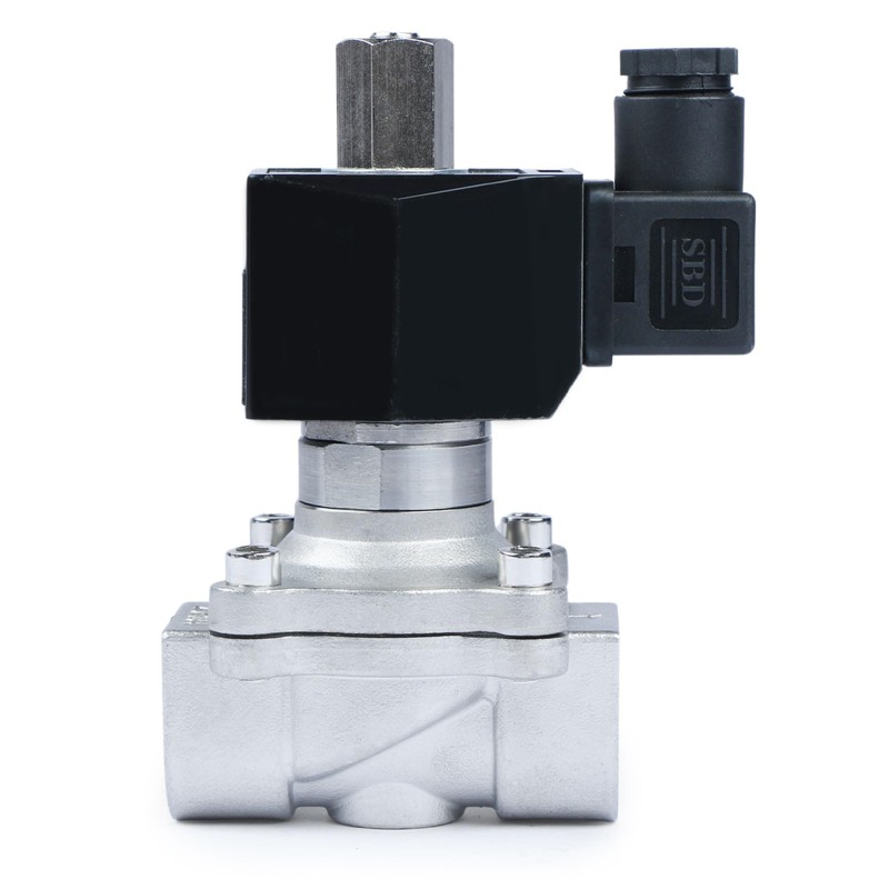 U.S. Solid 3/4" Solenoid Valve - Stainless Steel 12V DC