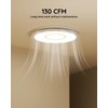Fitop Bathroom Exhaust Fan with Light, 130 CFM 47W Ceiling