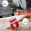 MUWOOD Honing Guide for Chisels and Planes with Roller Wheel,