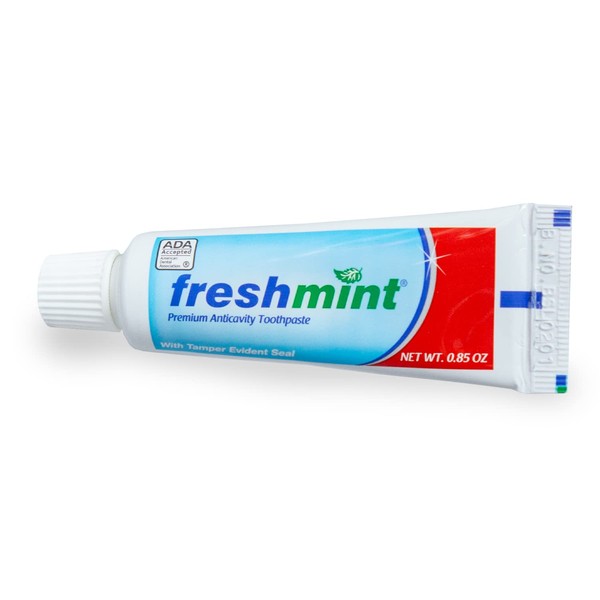 Freshmint® 144 Tubes of 0.85 oz. Premium Anticavity Fluoride Toothpaste